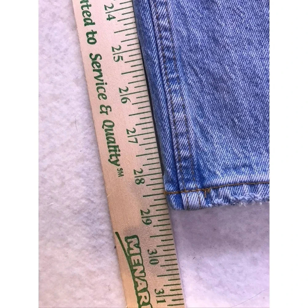 Abercrombie & Fitch‎ 90s Straight Jeans Womens 27/4S Light wash Curve Love